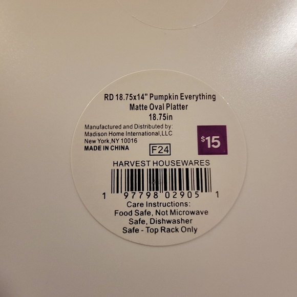 Pumpkin Platter - Picture 3 of 3